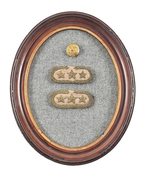 MOUNTED CONFEDERATE COLONELS UNIFORM INSIGNIA.