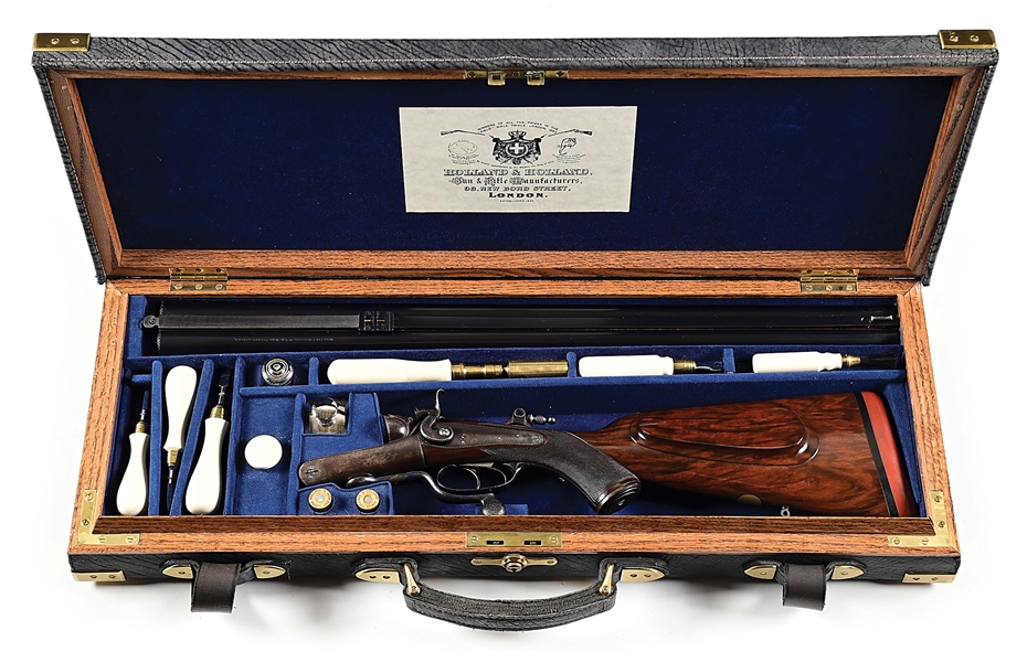 (A) HOLLAND & HOLLAND BEST QUALITY 20 BORE / .577 DOUBLE RIFLE.