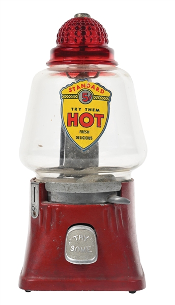 5¢ SILVER KING HOT NUT VENDING MACHINE