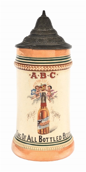 AMERICAN BREWING CO. LIDDED STEIN