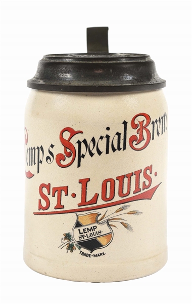 LEMPS SPECIAL BREW 1/2L CERAMIC LIDDED STEIN