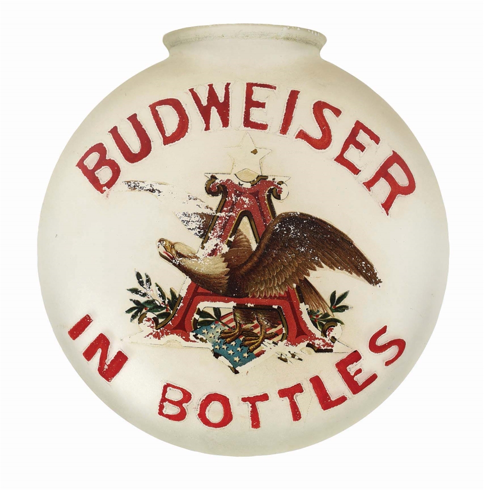 BUDWEISER IN BOTTLES GLOBE LIGHT