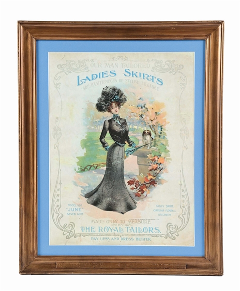 THE ROYAL TAILORS LADIES SKIRTS LITHOGRAPH