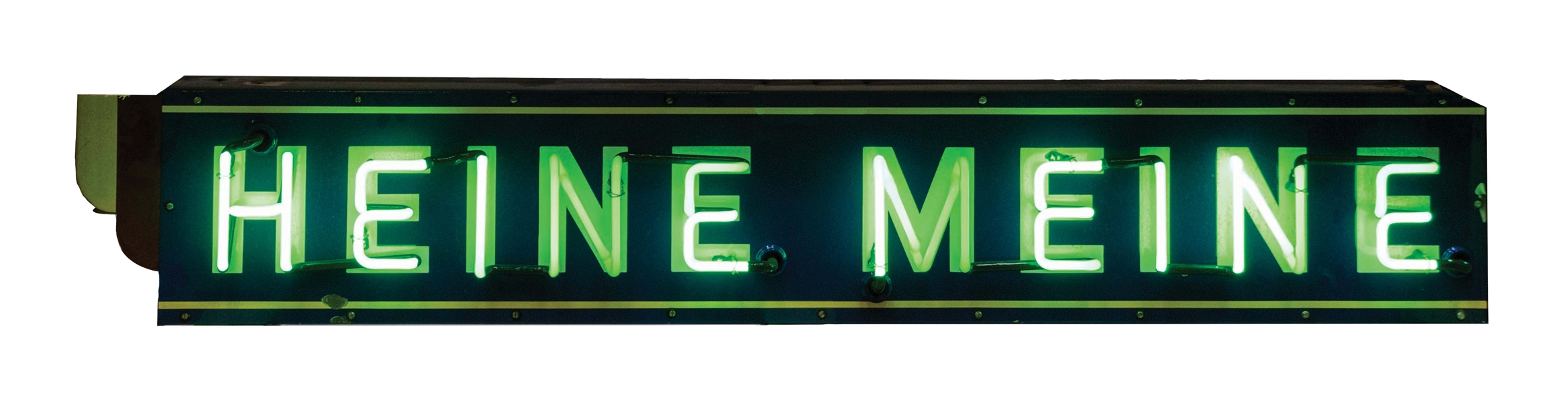 HEINE MEINE SINGLE-SIDED PORCELAIN NEON SIGN