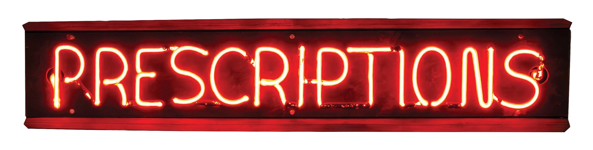 PRESCRIPTION COUNTERTOP NEON DISPLAY SIGN