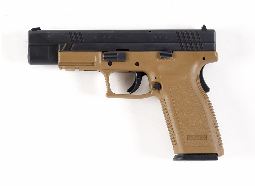 (M) SPRINGFIELD ARMORY XD-45 TACTICAL SEMI AUTOMATIC PISTOL.