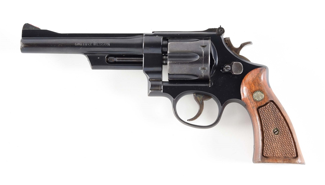 (C) SMITH & WESSON MODEL 28-2 HIGHWAY PATROLMAN DOUBLE ACTION REVOLVER.