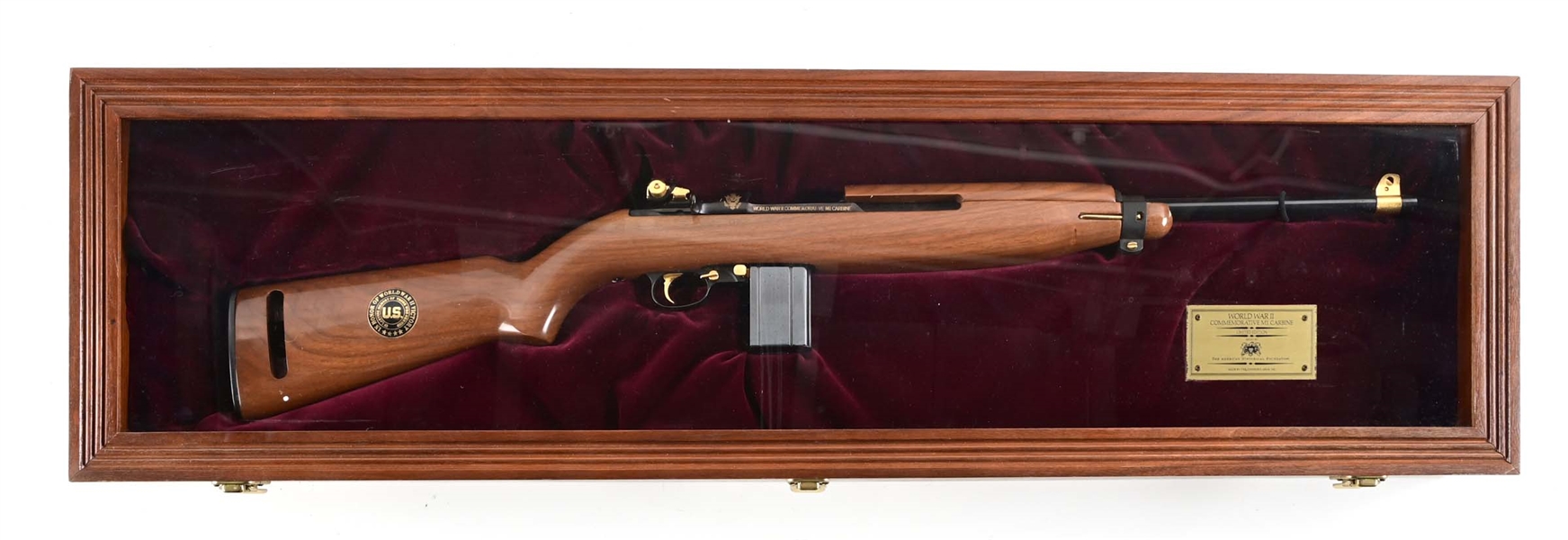 (M) AMERICAN HISTORICAL FOUNDATION WWII COMMEMORATIVE M1 CARBINE BY IVER JOHNSON.