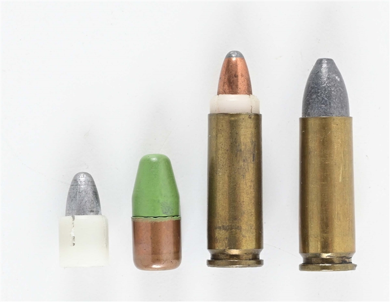 .30 INGRAM MAGNUM PROTOTYPE CARTRIDGES FROM THE COLLECTION OF GEORGE INGRAM.