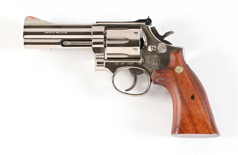 (M) SMITH & WESSON MODEL 586 1983 G.O.A.L. PROMOTIONAL MODEL.