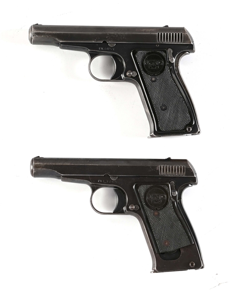 (C) LOT OF 2 REMINGTON MODEL 51 SEMI AUTOMATIC PISTOLS IN .380 ACP.