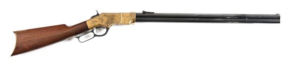 (M) NAVY ARMS HENRY MODEL 1860 LEVER ACTION RIFLE IN .44-40.