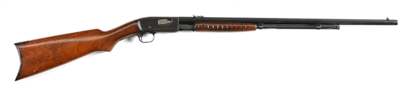 (C) REMINGTON MODEL 12 SLIDE ACTION TAKEDOWN RIFLE.