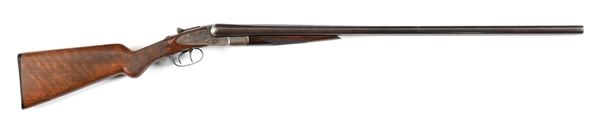 (C) L.C. SMITH SIDE BY SIDE FIELD GRADE SHOTGUN IN 12 GAUGE.