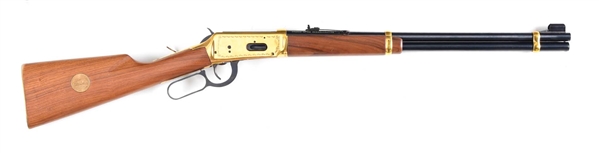 (C) WINCHESTER MODEL 94 GOLDEN SPIKE COMMEMORATIVE LEVER ACTION RIFLE IN.30-30.