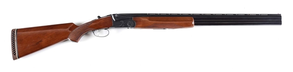 (M) ITHACA MODEL 500 OVER UNDER FIELD GRADE SHOTGUN IN 12 GAUGE.