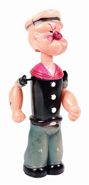 JAPANESE CELLULOID WIND-UP POPEYE W/ UP AND DOWN HEAD