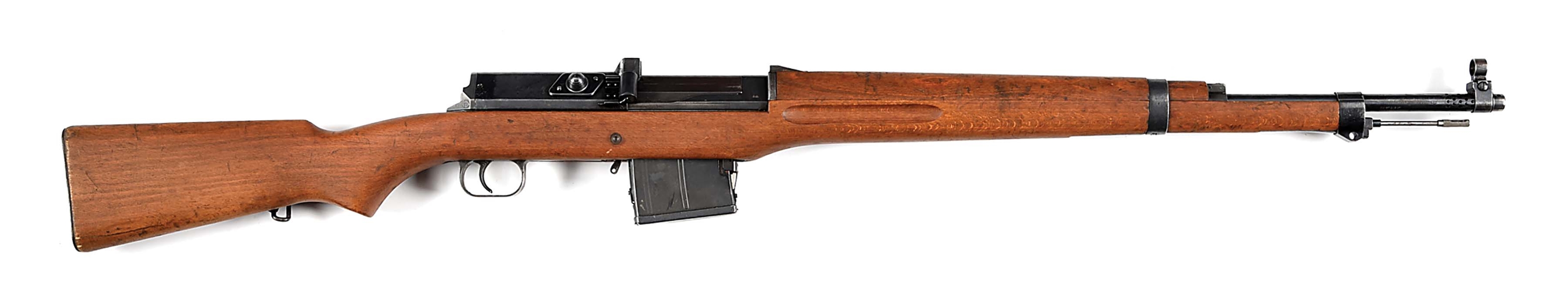 (C) SWEDISH LJUNGMAN AG-42B SEMI AUTOMATIC RIFLE.