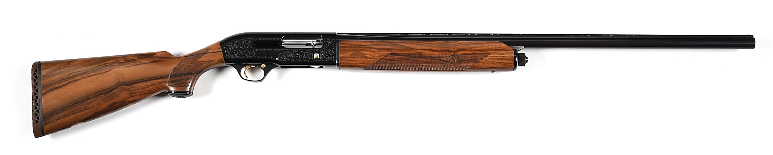 (M) ENGRAVED BERETTA AL3 EXTRA LUSSO SEMI AUTOMATIC 12 GAUGE SHOTGUN.