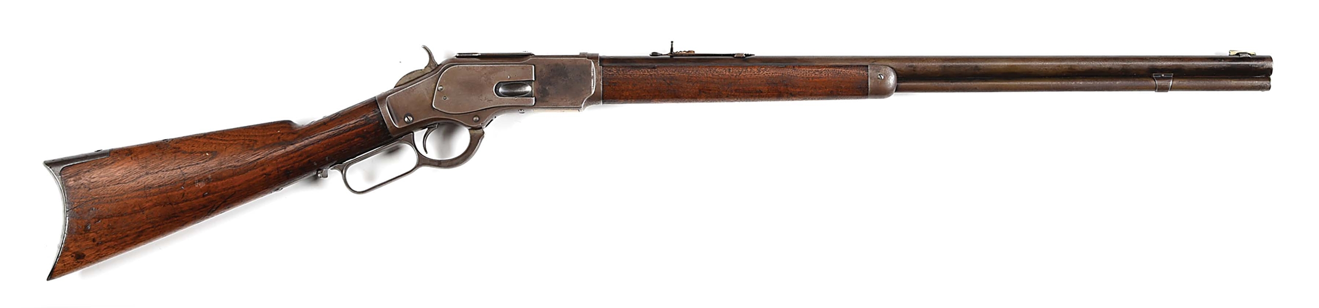 (A) WINCHESTER MODEL 1873 LEVER ACTION RIFLE IN .32-20 WCF (1884).