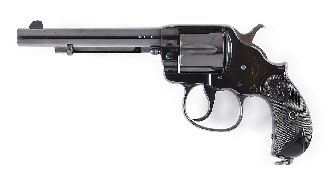 (C) U.S. MARKED COLT M1902 PHILIPPINE MODEL DOUBLE ACTION REVOLVER.