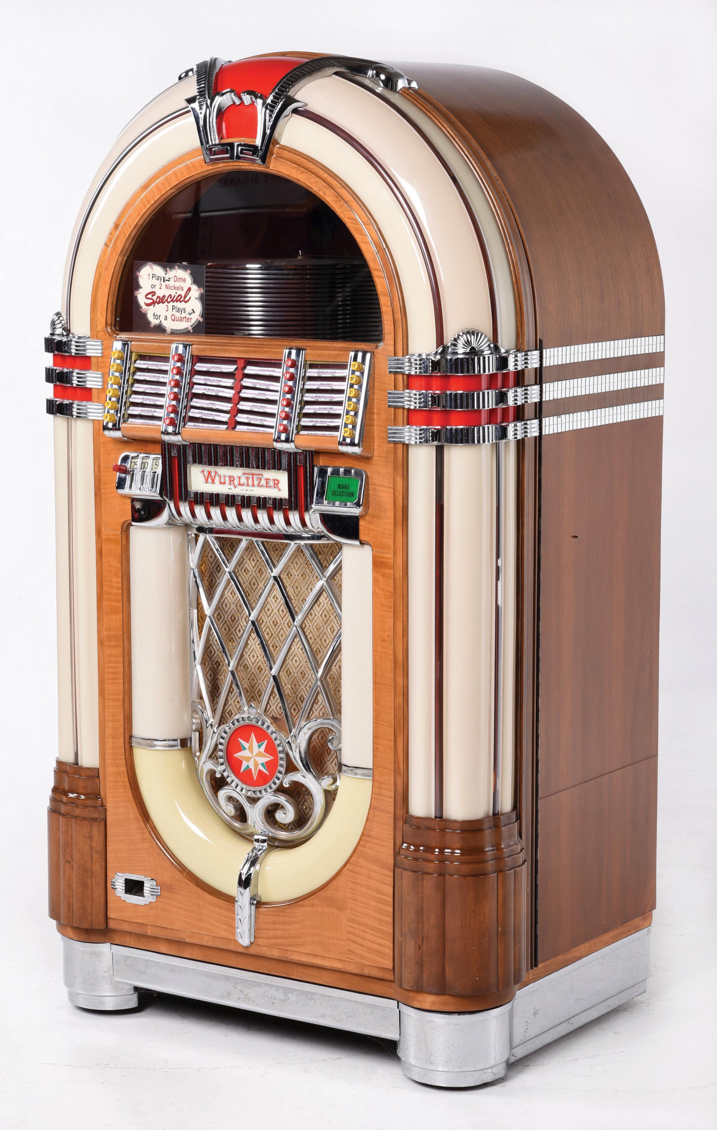 Vintage 1946 Wurlitzer Model 1015 Bubbler Collector Multi-Selector