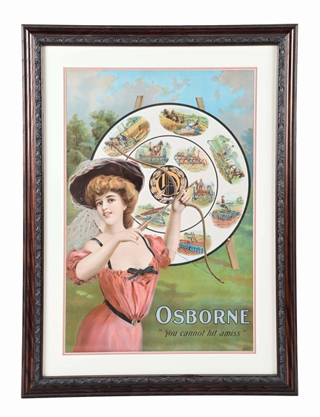 OSBORNE FARM EQUIPMENT LITHOGRAPH SIGN