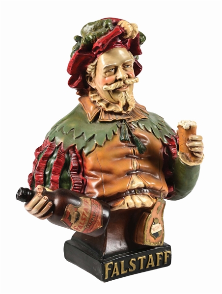 FALSTAFF SUPER X BEER CHALKWARE STATUE