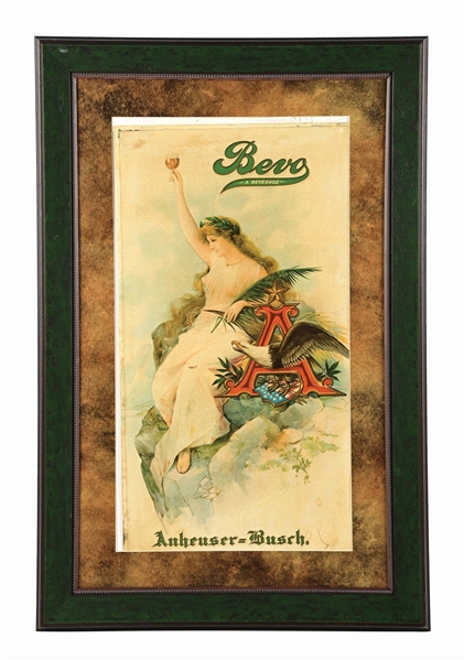 ANHEUSER-BUSCH BEVO "A BEVERAGE" LITHOGRAPH