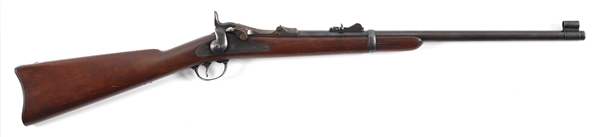 (A) U.S. SPRINGFIELD MODEL 1878 TRAPDOOR CARBINE.