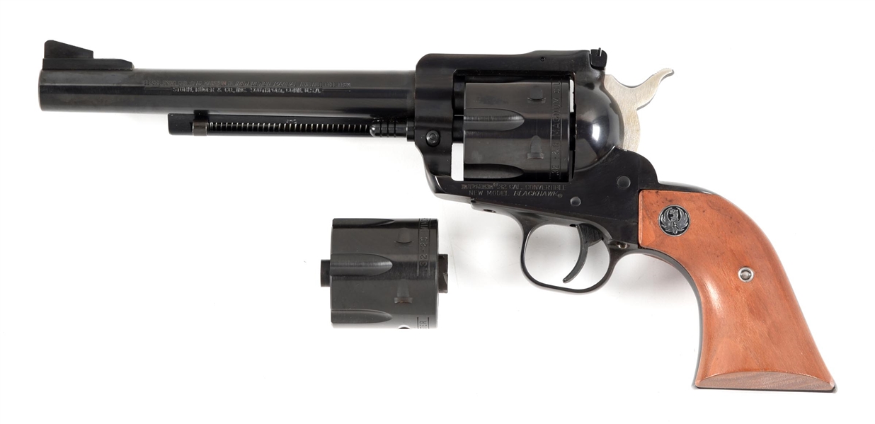 (M) BOXED RUGER SUPER BLACKHAWK CONVERTABLE SINGLE ACTION REVOLVER. 