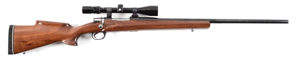 (C) CUSTOM MAUSER SPORTER BOLT ACTION TARGET RIFLE IN .30-06.