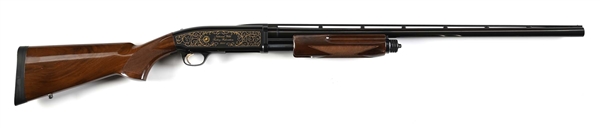 (M) BROWNING BPS 2001 NATIONAL WILD TURKEY FEDERATION COMMEMORATIVE SLIDE ACTION SHOTGUN.