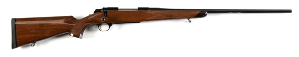 (M) BROWNING A-BOLT MEDALION BOLT ACTION RIFLE IN .338 WINCHESTER MAGNUM WITH BOX.