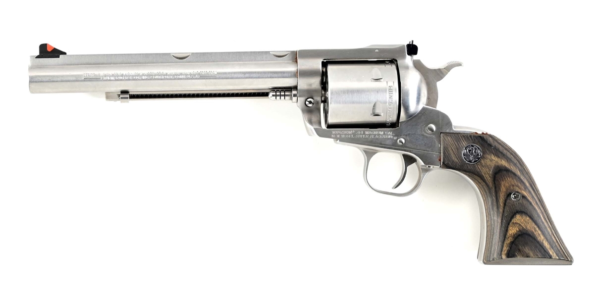 (M) RUGER NEW MODEL SUPER BLACKHAWK HUNTER .44 MAGNUM SINGLE ACTION REVOLVER. 