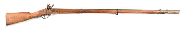 (A) REPLICA CHARLEVILLE STYLE FLINTLOCK MUSKET.