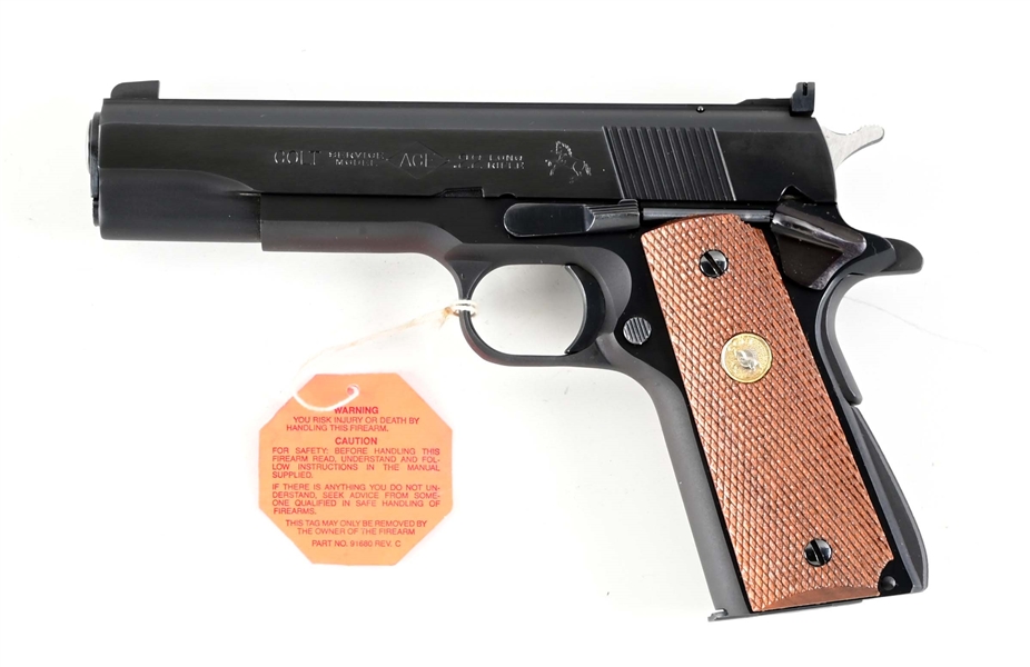 (M) COLT SERVICE MODEL ACE .22 LR SEMI-AUTOMATIC PISTOL.