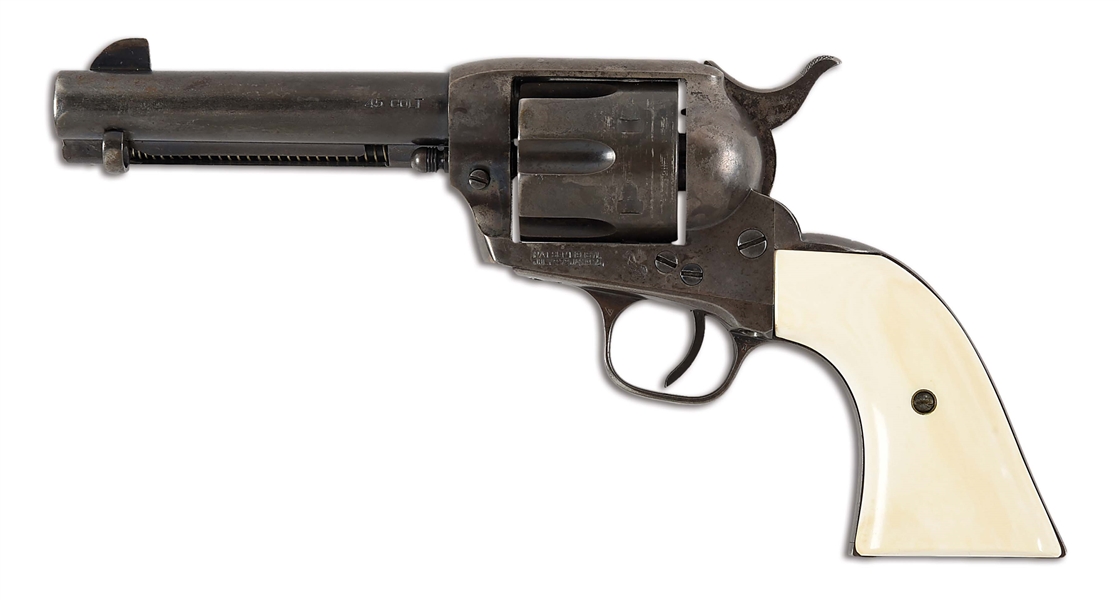 (C) COLT SINGLE ACTION ARMY REVOLVER IN .45 COLT. 