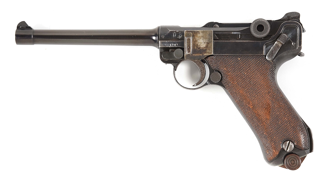 (C) WW1 DWM MODEL 1914 NAVY SEMI AUTOMATIC PISTOL.