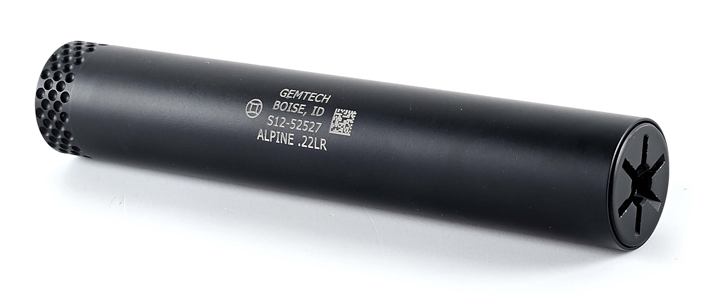 (N) GEMTECH ALPINE SUPPRESSOR WITH FACTORY BOX (SILENCER).