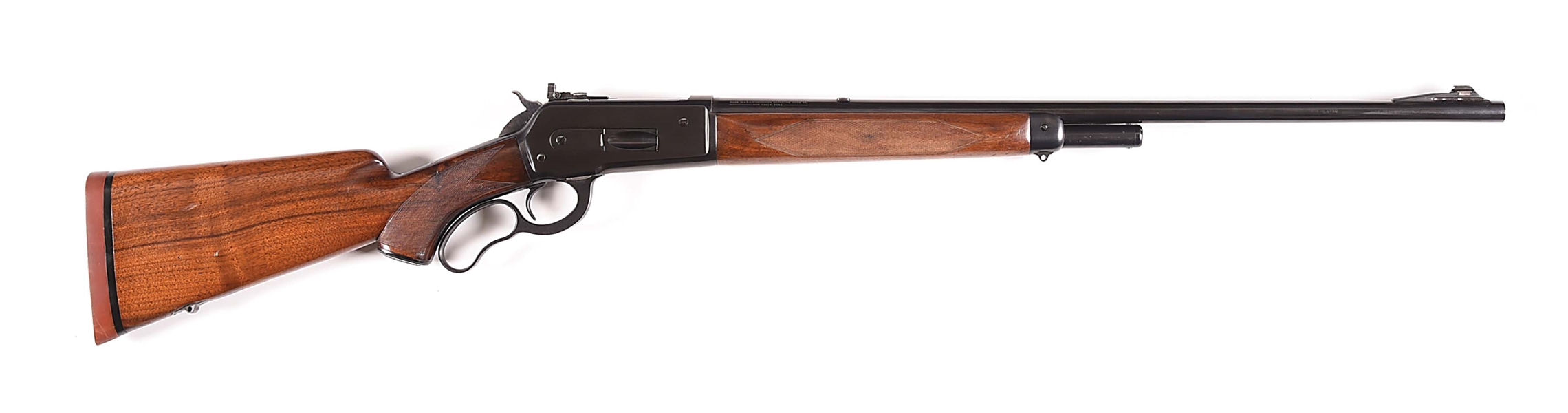 (C) DELUXE PRE-WAR WINCHESTER MODEL 71 LEVER ACTION RIFLE.