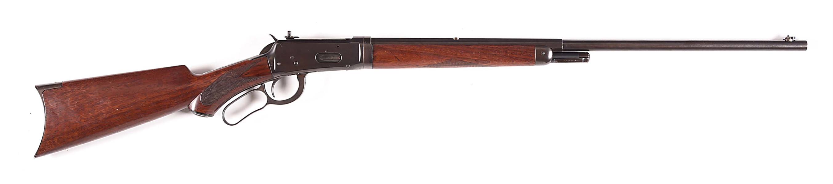 (C) SPECIAL ORDER DELUXE WINCHESTER MODEL 1894 LEVER ACTION RIFLE IN .25-35 WCF.