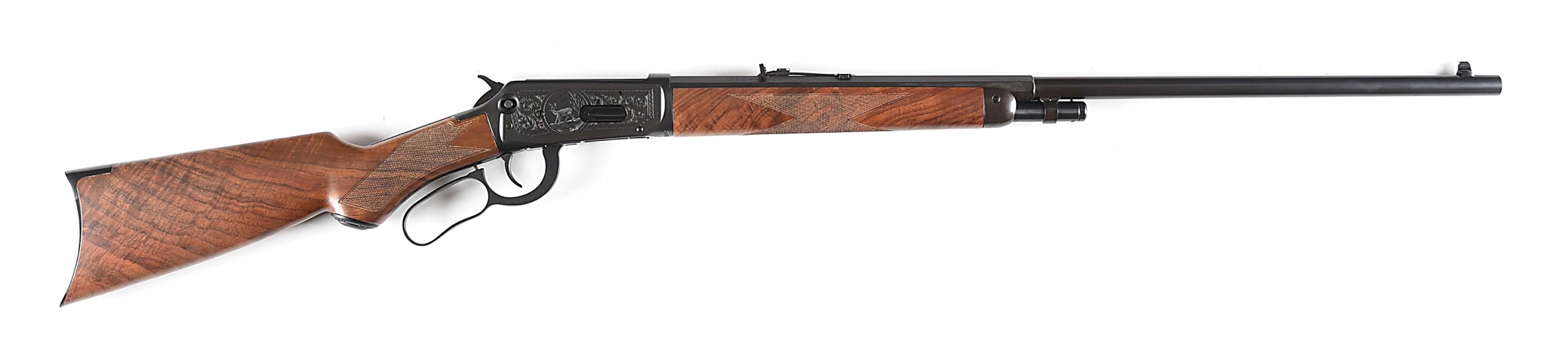 (M) DELUXE ENGRAVED WINCHESTER MODEL 1894-1994 LEVER ACTION RIFLE.