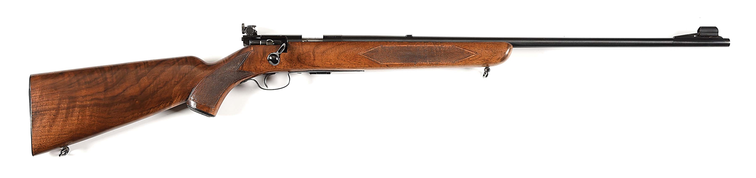 (C) BOXED WINCHESTER MODEL 75 SPORTER BOLT ACTION RIFLE.