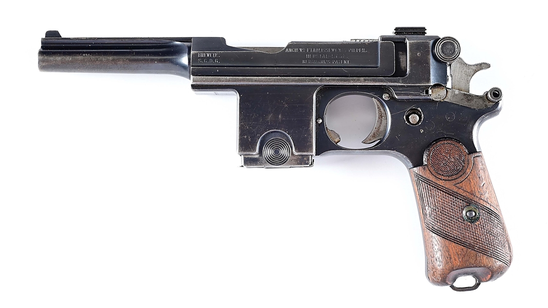 (C) BERGMANN BAYARD MODEL 1910 SEMI-AUTOMATIC PISTOL.