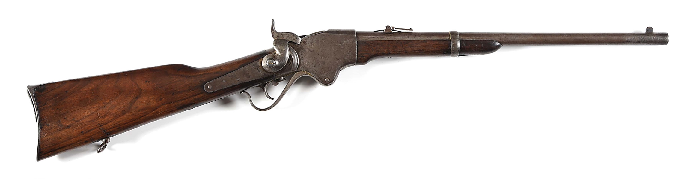 (A) SPENCER MODEL 1865 REPEATING SADDLE RING CARBINE.