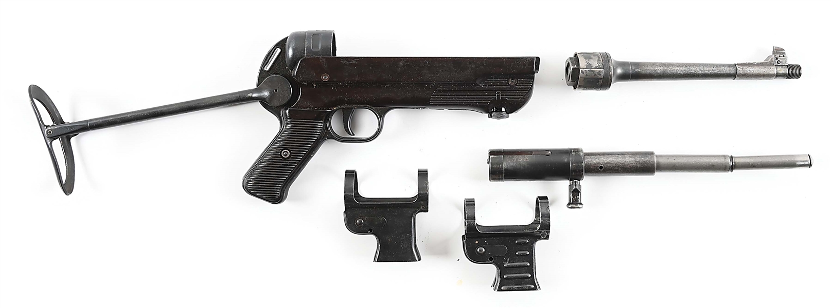 NICE GROUPING OF DESIRABLE GERMAN MP-40 AND MP-41 MACHINE GUN PARTS.