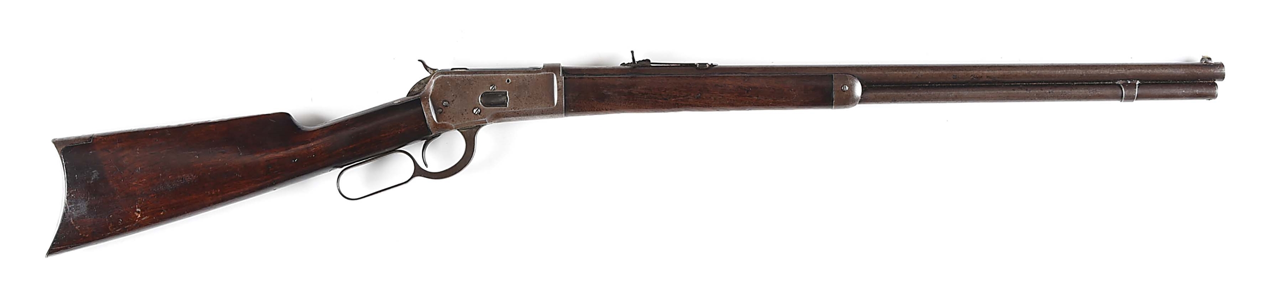 (A) FIRST YEAR WINCHESTER MODEL 1894 LEVER ACTION RIFLE IN .44-40 WCF.