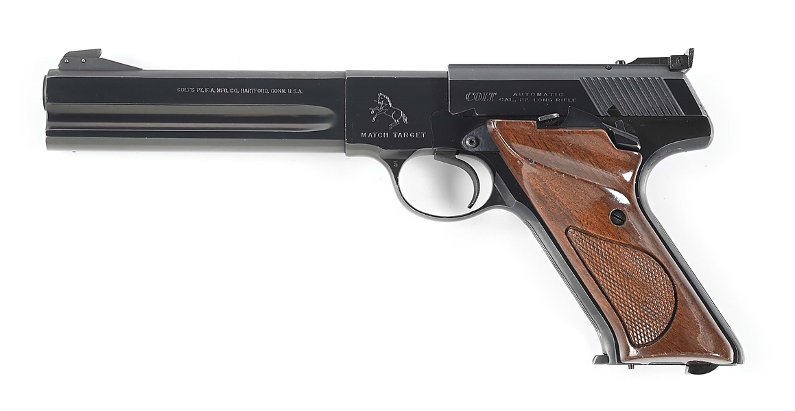 (C) COLT WOODSMAN 3RD SERIES MATCH TARGET SEMI AUTOMATIC PISTOL.