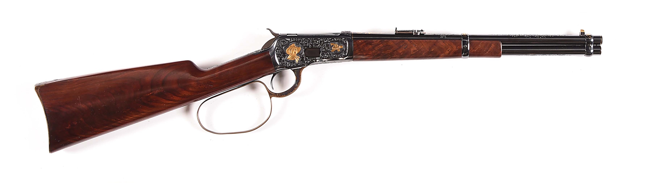 (C) ROBERT BURT MASTER ENGRAVED WINCHESTER 1892 .44-40 TRAPPER CARBINE.